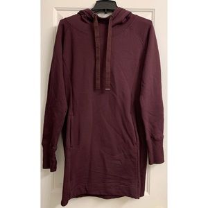 Purple Berry Earth Yoga Hoodie Dress